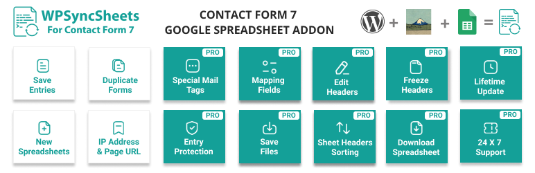 WPSyncSheets Lite For Contact Form 7 Preview Wordpress Plugin - Rating, Reviews, Demo & Download