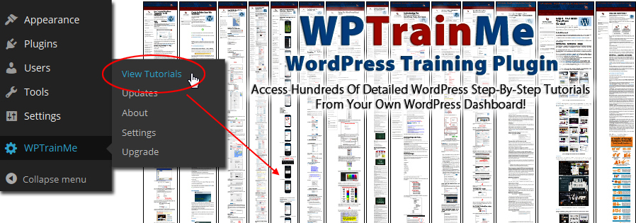 WPTrainMe Preview Wordpress Plugin - Rating, Reviews, Demo & Download