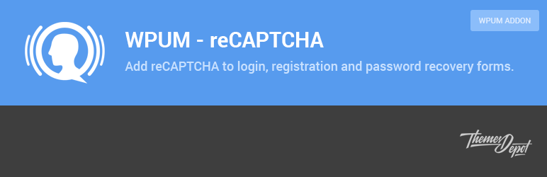 WPUM ReCAPTCHA Preview Wordpress Plugin - Rating, Reviews, Demo & Download