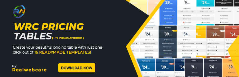 WRC Pricing Tables – Responsive CSS3 Pricing Tables Preview Wordpress Plugin - Rating, Reviews, Demo & Download