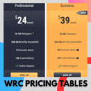 WRC Pricing Tables – WordPress Responsive CSS3 Pricing Tables