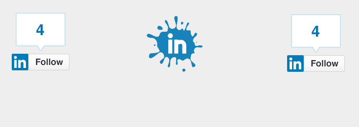 WS LinkedIn Follow Button Preview Wordpress Plugin - Rating, Reviews, Demo & Download