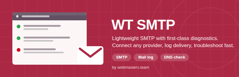 WT SMTP Preview Wordpress Plugin - Rating, Reviews, Demo & Download