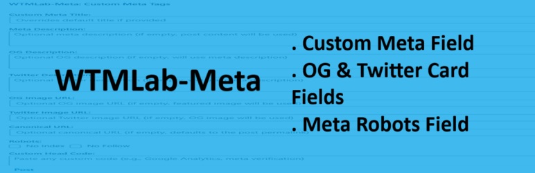 WTMLab-Meta Preview Wordpress Plugin - Rating, Reviews, Demo & Download