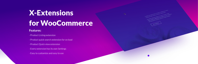 X-Extensions For WooCommerce Preview Wordpress Plugin - Rating, Reviews, Demo & Download