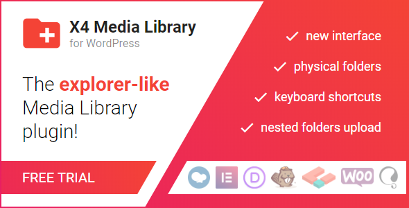 X4 Media Library Plugin for Wordpress Preview - Rating, Reviews, Demo & Download