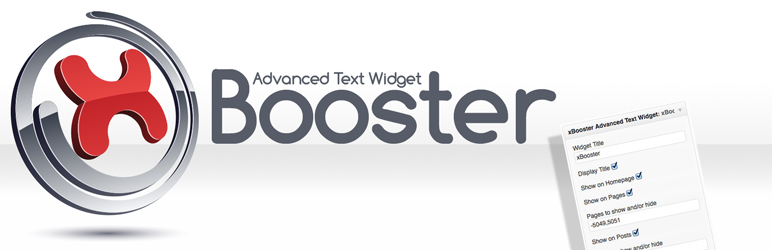 XBooster Advanced Text Widget Preview Wordpress Plugin - Rating, Reviews, Demo & Download