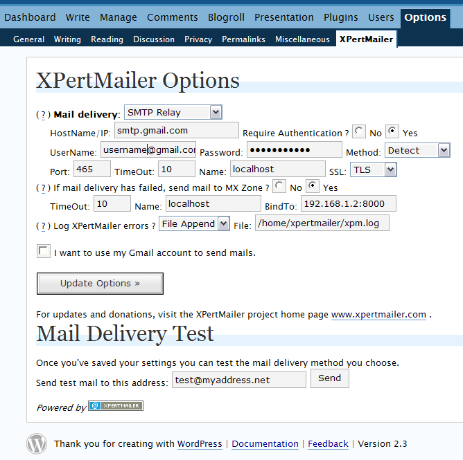 XPertMailer Preview Wordpress Plugin - Rating, Reviews, Demo & Download
