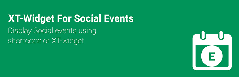 XT Event Widget For Social Events Preview Wordpress Plugin - Rating, Reviews, Demo & Download