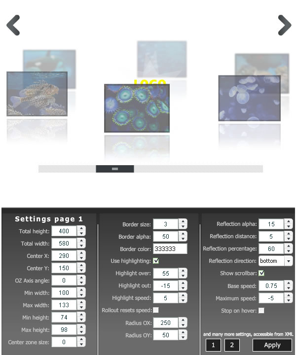 Xtreme 3D Carousel Preview Wordpress Plugin - Rating, Reviews, Demo & Download