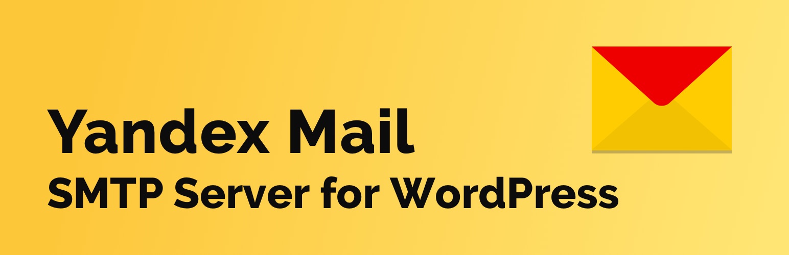 Yandex Mail SMTP Server Plugin for Wordpress Preview - Rating, Reviews, Demo & Download