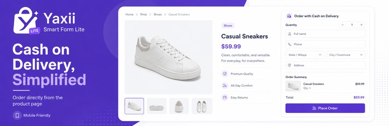 Yaxii Smart Form Lite Preview Wordpress Plugin - Rating, Reviews, Demo & Download