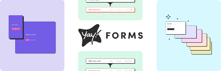 Yay! Forms | Embed Custom Forms, Surveys, And Quizzes Easily Preview Wordpress Plugin - Rating, Reviews, Demo & Download