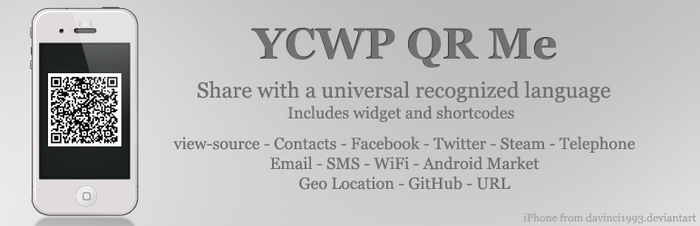 YCWP QR Me Preview Wordpress Plugin - Rating, Reviews, Demo & Download
