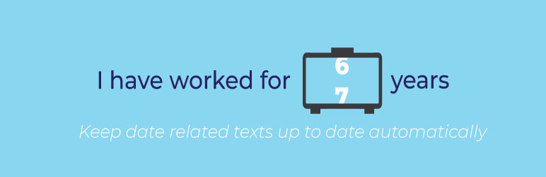 Years Since – Timeless Texts Preview Wordpress Plugin - Rating, Reviews, Demo & Download