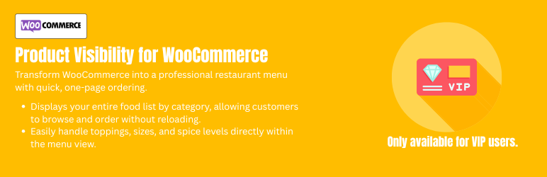 YeeVisibility – Product Visibility For WooCommerce Preview Wordpress Plugin - Rating, Reviews, Demo & Download