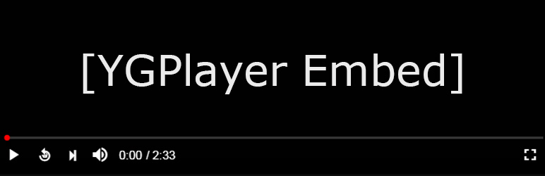 YGPlayer Embed Preview Wordpress Plugin - Rating, Reviews, Demo & Download