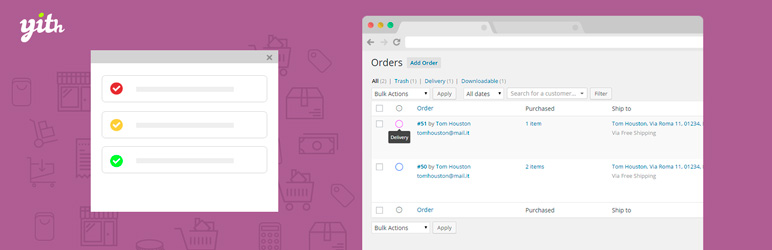 YITH WooCommerce Custom Order Status Preview Wordpress Plugin - Rating, Reviews, Demo & Download
