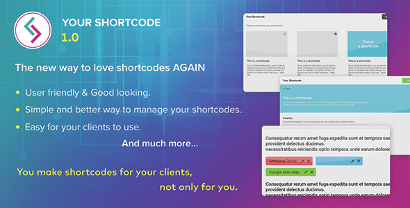 Your Shortcode Preview Wordpress Plugin - Rating, Reviews, Demo & Download