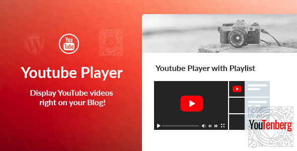 Youtenberg – Gutenberg YouTube Player With Playlist Preview Wordpress Plugin - Rating, Reviews, Demo & Download