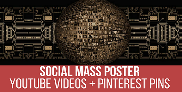 YouTube Video Mass Poster And Pinner Preview Wordpress Plugin - Rating, Reviews, Demo & Download
