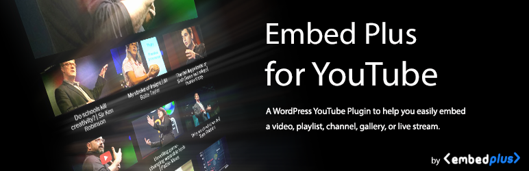 YouTube WordPress Plugin By Embed Plus Preview - Rating, Reviews, Demo & Download