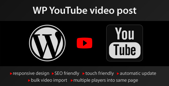 YouTube WordPress Plugin – Video Import Preview - Rating, Reviews, Demo & Download