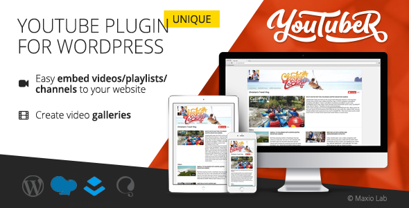 YouTubeR – Unique YouTube Video Feed & Gallery Plugin Preview - Rating, Reviews, Demo & Download