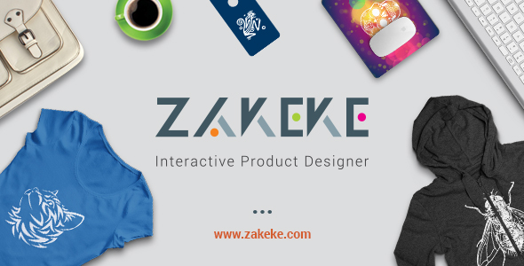 Zakeke 200 – Interactive Product Designer Plugin for Wordpress / WooCommerce Preview - Rating, Reviews, Demo & Download