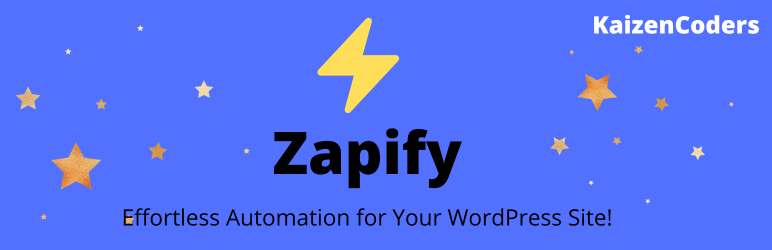 Zapify – Transform Your WordPress Experience By Automating Repetitive Tasks Effortlessly Preview - Rating, Reviews, Demo & Download