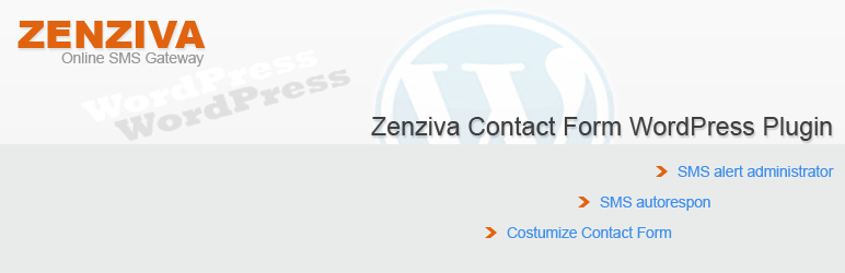 Zenziva Contact Form Preview Wordpress Plugin - Rating, Reviews, Demo & Download