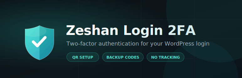 Zeshan Login 2FA Preview Wordpress Plugin - Rating, Reviews, Demo & Download