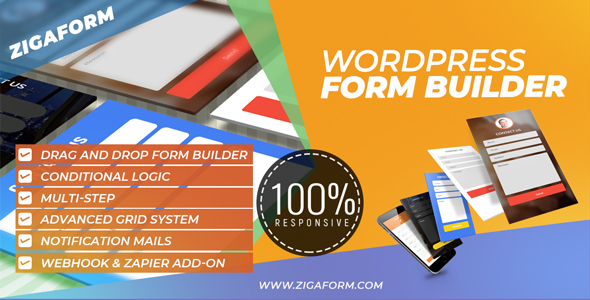Zigaform – WordPress Form Builder Preview - Rating, Reviews, Demo & Download