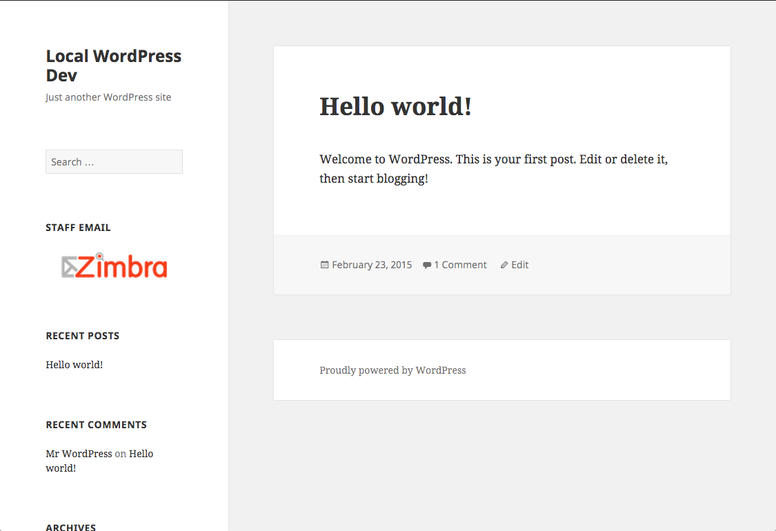 Zimbra Preauth Widget Preview Wordpress Plugin - Rating, Reviews, Demo & Download