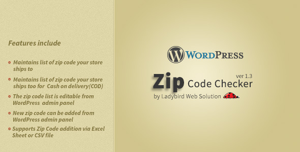 Zip Code Checker Preview Wordpress Plugin - Rating, Reviews, Demo & Download