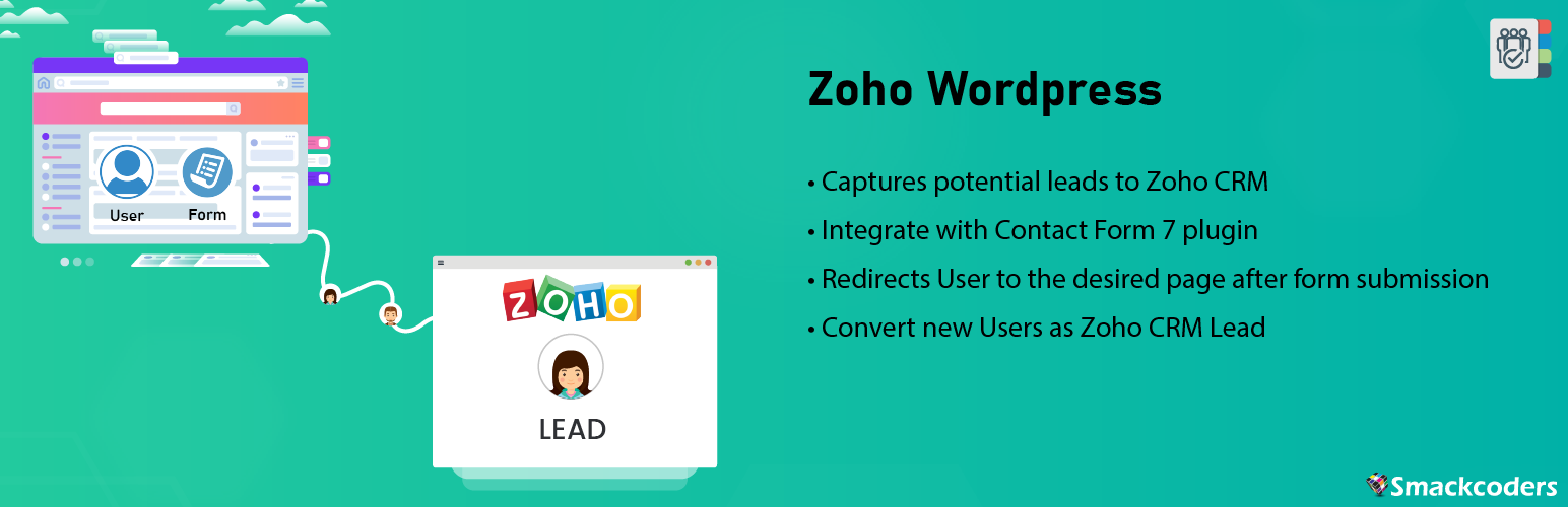 Zoho Integration Plugin for Wordpress Preview - Rating, Reviews, Demo & Download
