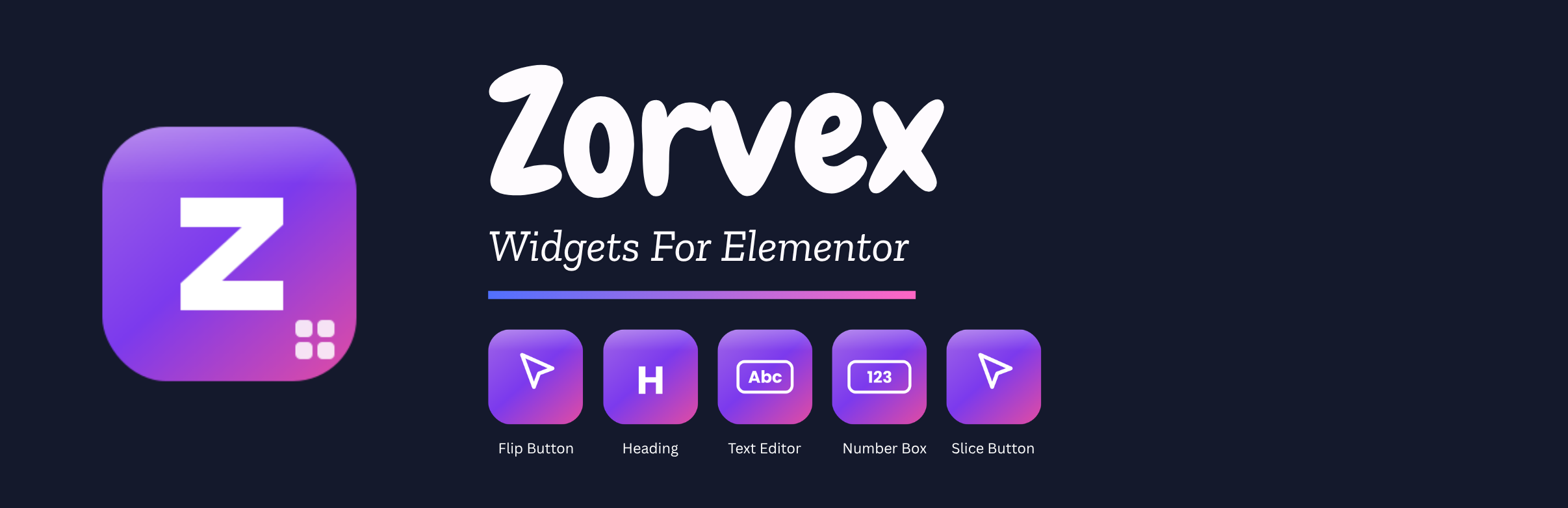Zorvex Widgets For Elementor Preview Wordpress Plugin - Rating, Reviews, Demo & Download