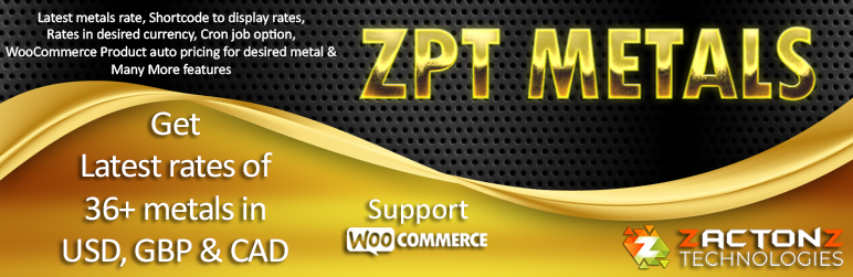 ZPT Metals Preview Wordpress Plugin - Rating, Reviews, Demo & Download