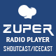 Zuper – Shoutcast And Icecast Radio Player With History – Addon For For WPBakery Page Builder