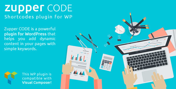 Zupper Code Plugin – Shorcodes Pack For WordPress – Visual Composer Addon Preview - Rating, Reviews, Demo & Download