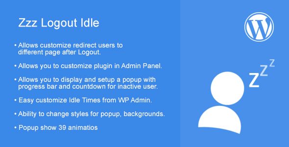Zzz Logout Idle Preview Wordpress Plugin - Rating, Reviews, Demo & Download
